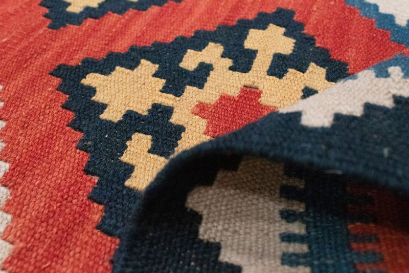 Alfombra Kelim - Oriental - 188 x 123 cm - naranja