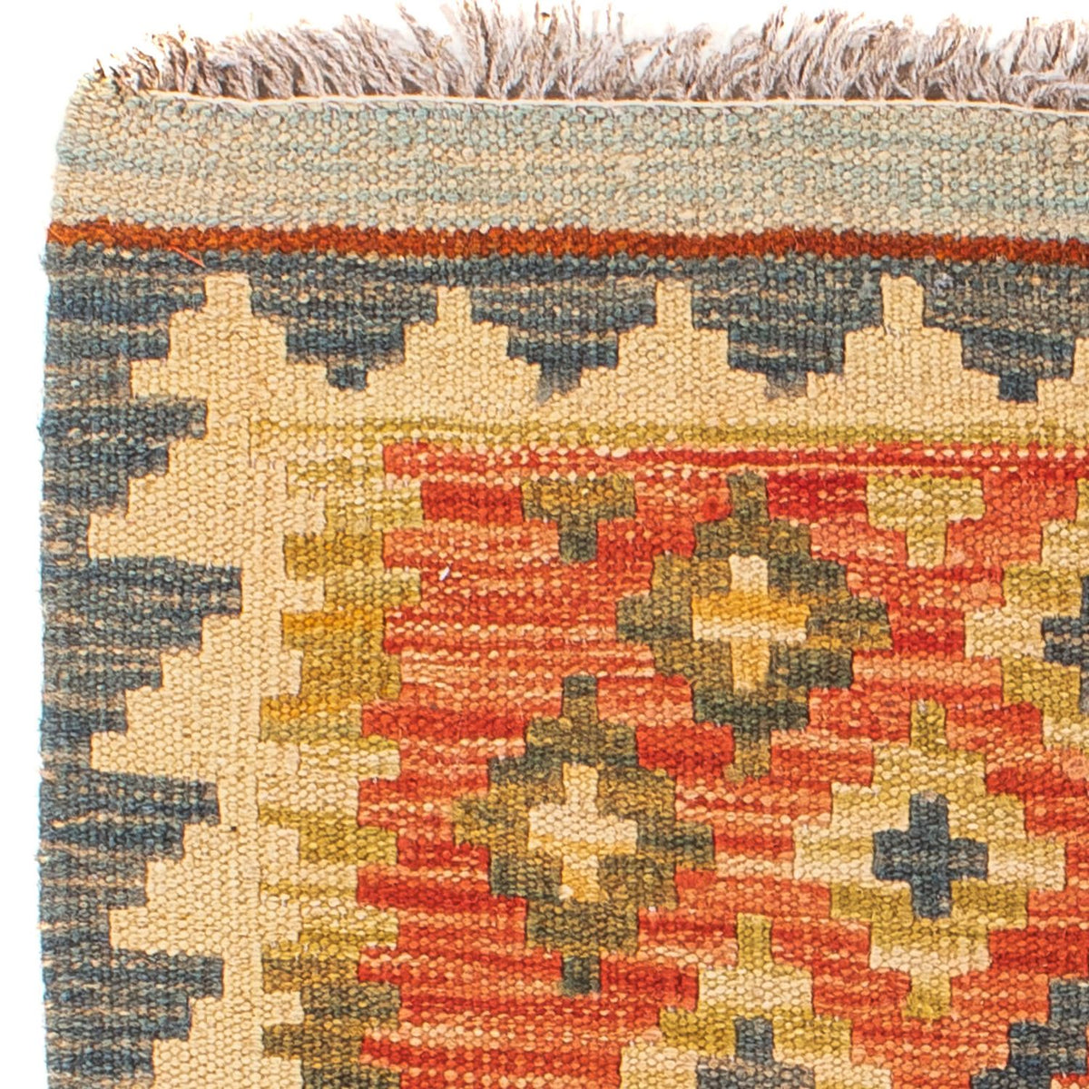 Kilim afgano Alfombra 60x90cm