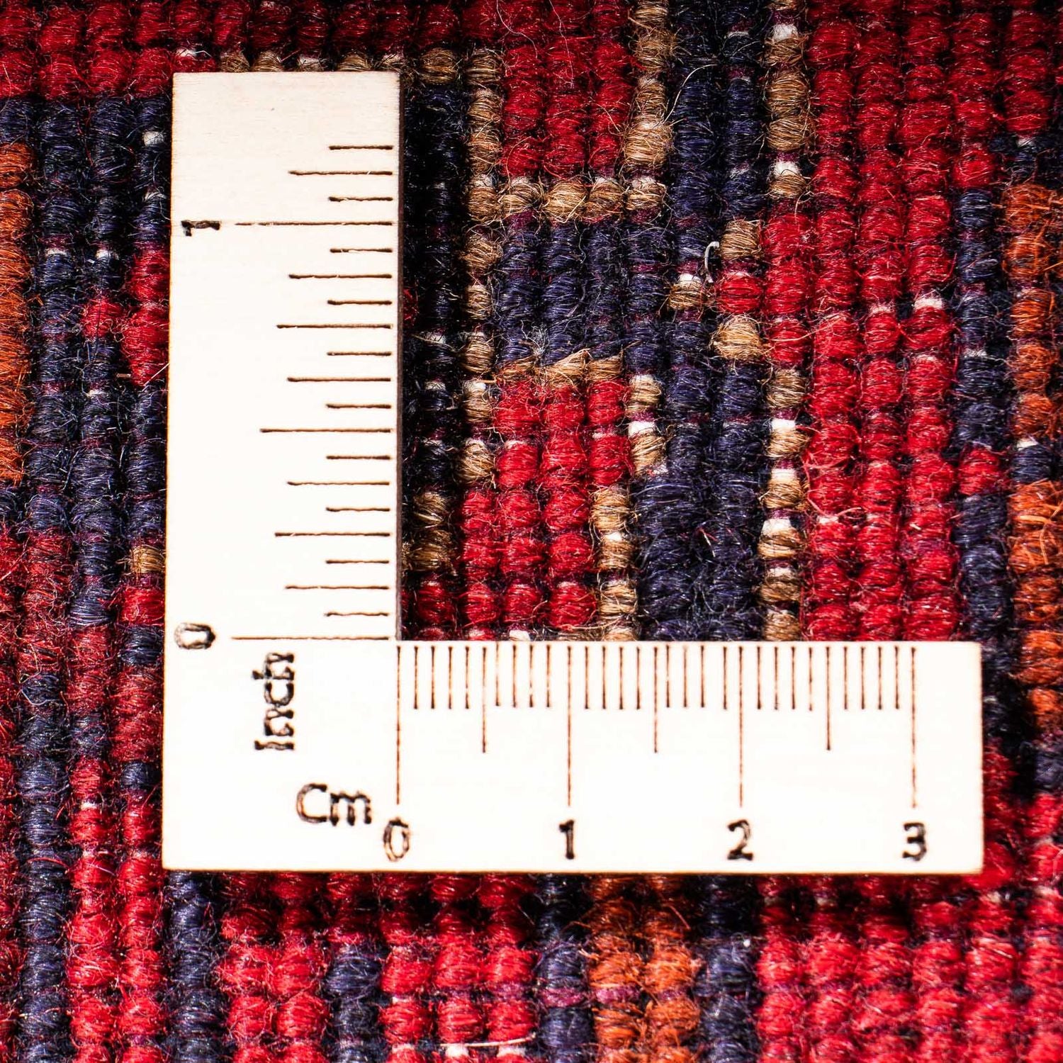 Alfombra de pasillo Alfombra afgana - Kunduz - 295 x 82 cm - rojo oscuro