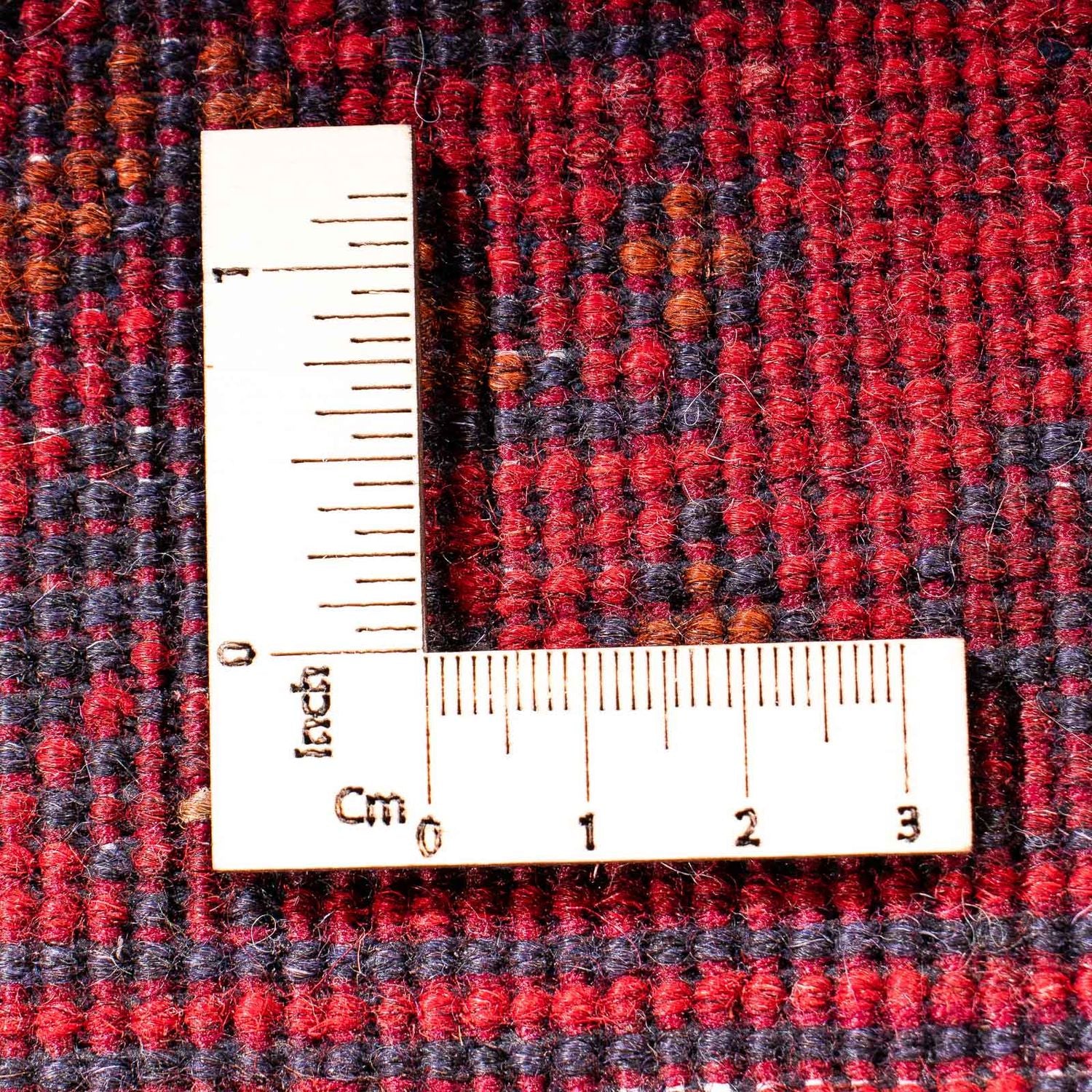 Alfombra de pasillo Alfombra afgana - Kunduz - 299 x 82 cm - rojo oscuro