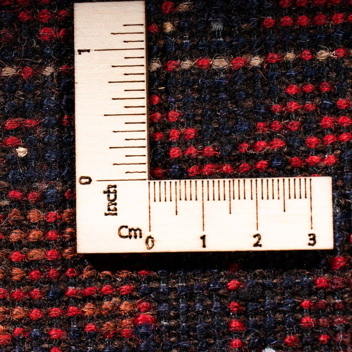 Alfombra afgana - Kunduz - 125 x 78 cm - rojo oscuro