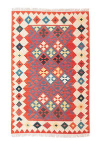 Alfombra Kelim - Oriental - 183 x 120 cm - naranja