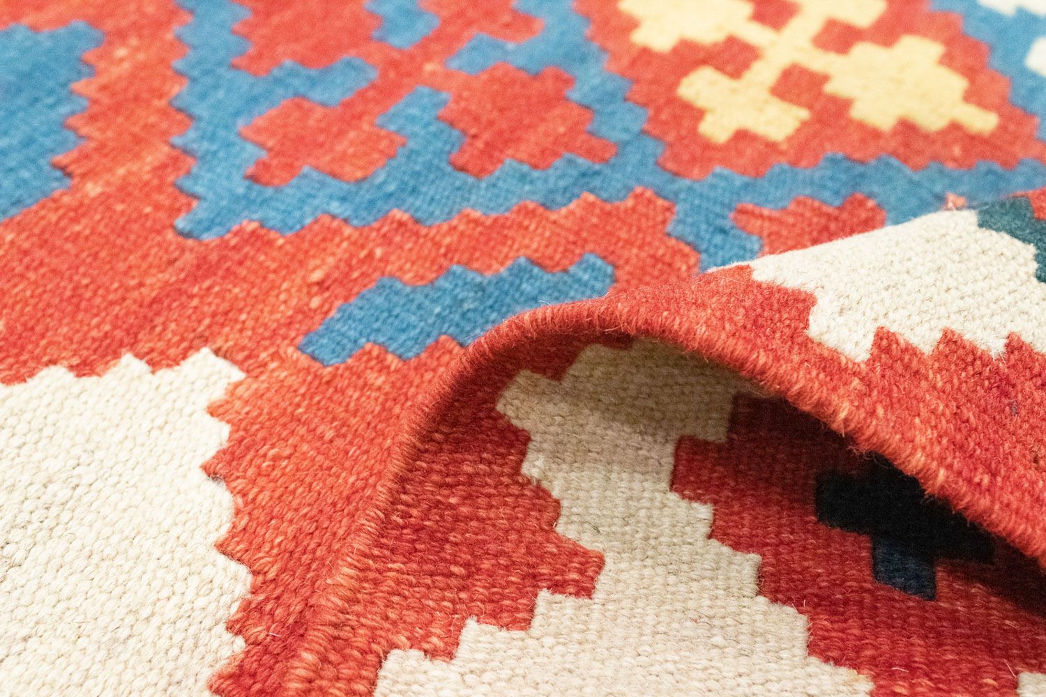 Alfombra Kelim - Oriental - 183 x 120 cm - naranja