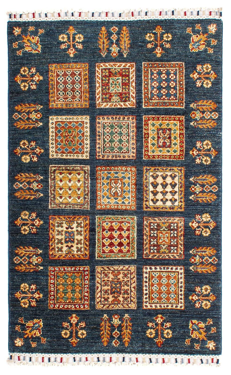 Alfombra Ziegler - Bakhtiari - 123 x 83 cm - azul oscuro