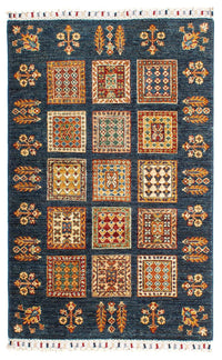 Alfombra Ziegler - Bakhtiari - 123 x 83 cm - azul oscuro