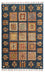 Alfombra Ziegler - Bakhtiari - 123 x 83 cm - azul oscuro