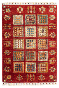 Alfombra Ziegler - Bakhtiari - 123 x 84 cm - rojo oscuro