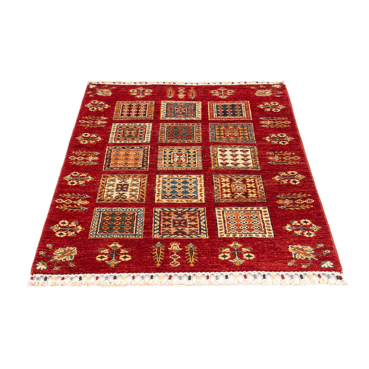 Alfombra Ziegler - Bakhtiari - 123 x 84 cm - rojo oscuro