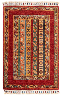 Alfombra Ziegler - Shal - 99 x 66 cm - rojo oscuro