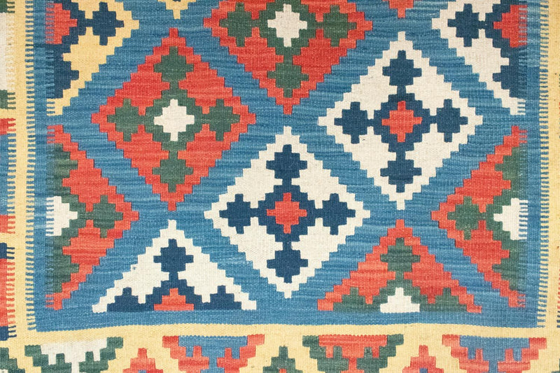 Alfombra Kelim - Oriental - 168 x 128 cm - azul