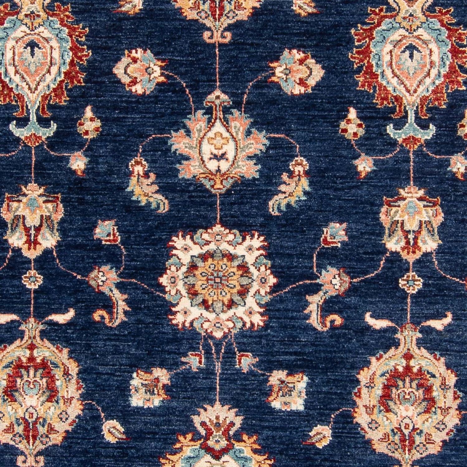 Alfombra Ziegler - 242 x 175 cm - azul oscuro