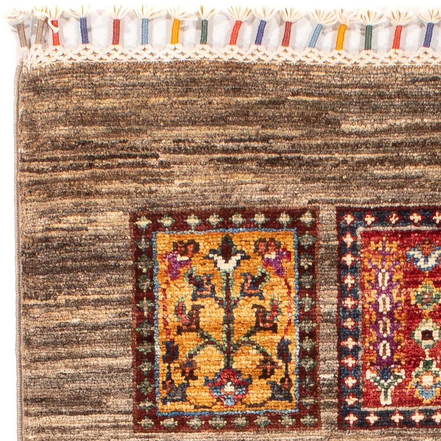 Alfombra Ziegler - Bakhtiari - 91 x 60 cm - marrón oscuro