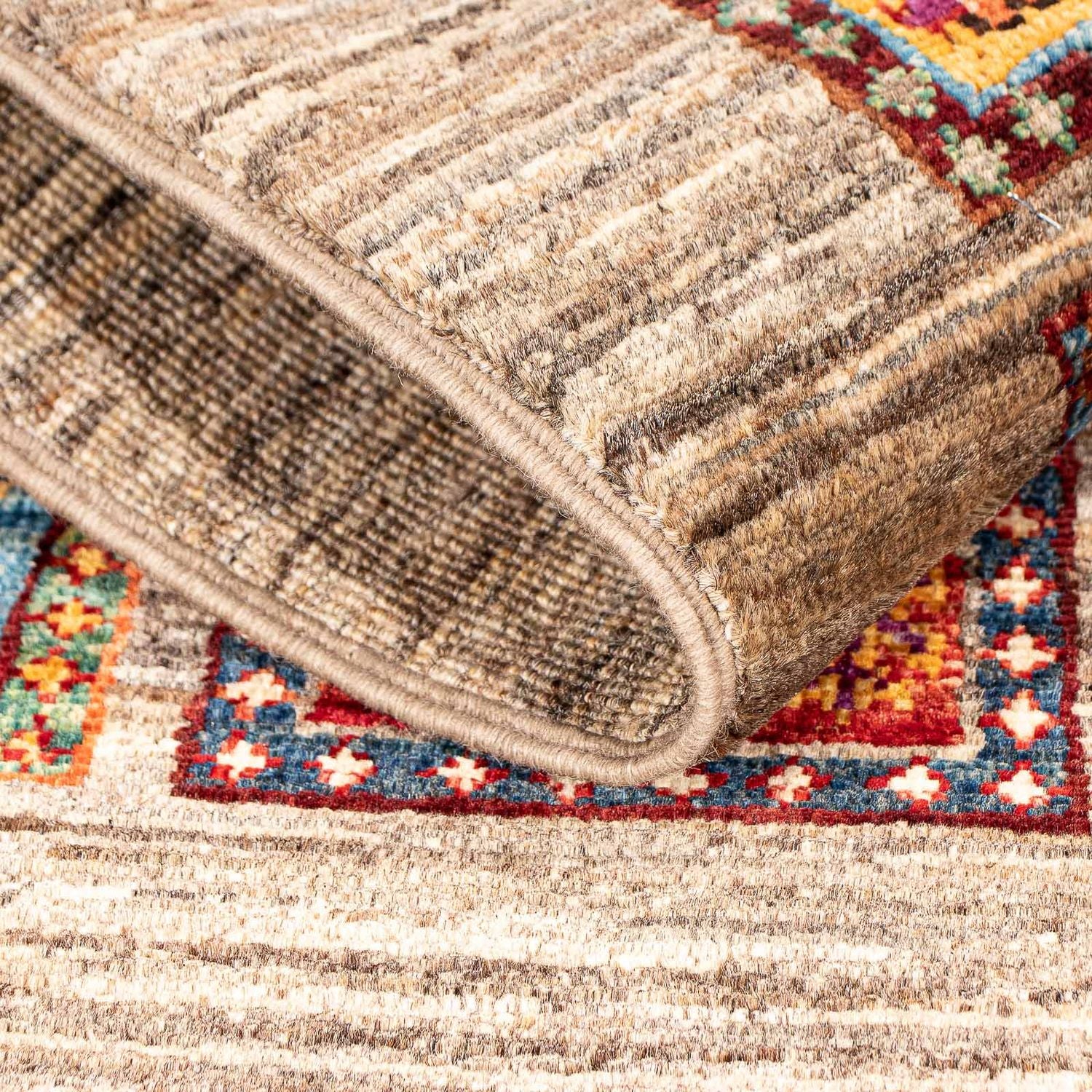 Alfombra Ziegler - Bakhtiari - 91 x 60 cm - marrón oscuro