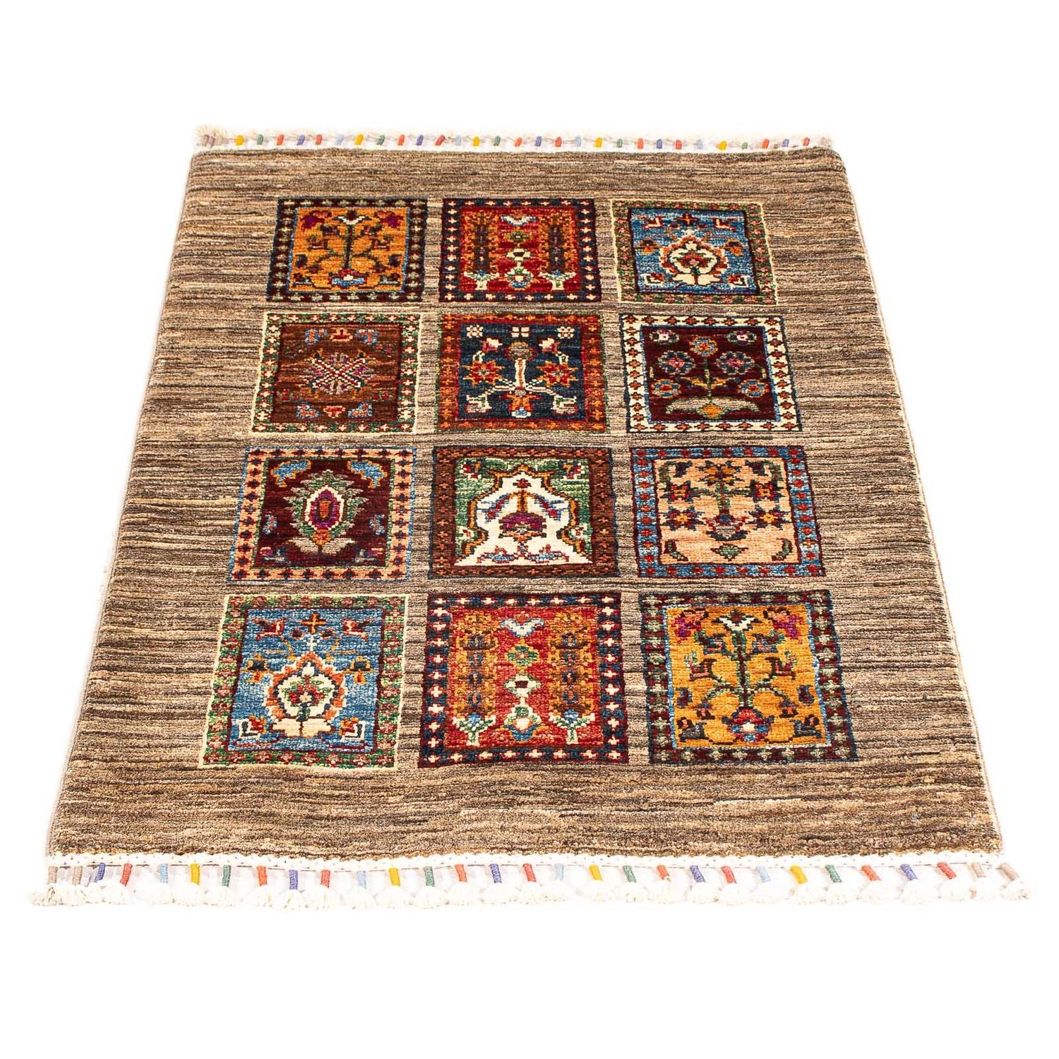 Alfombra Ziegler - Bakhtiari - 91 x 60 cm - marrón oscuro