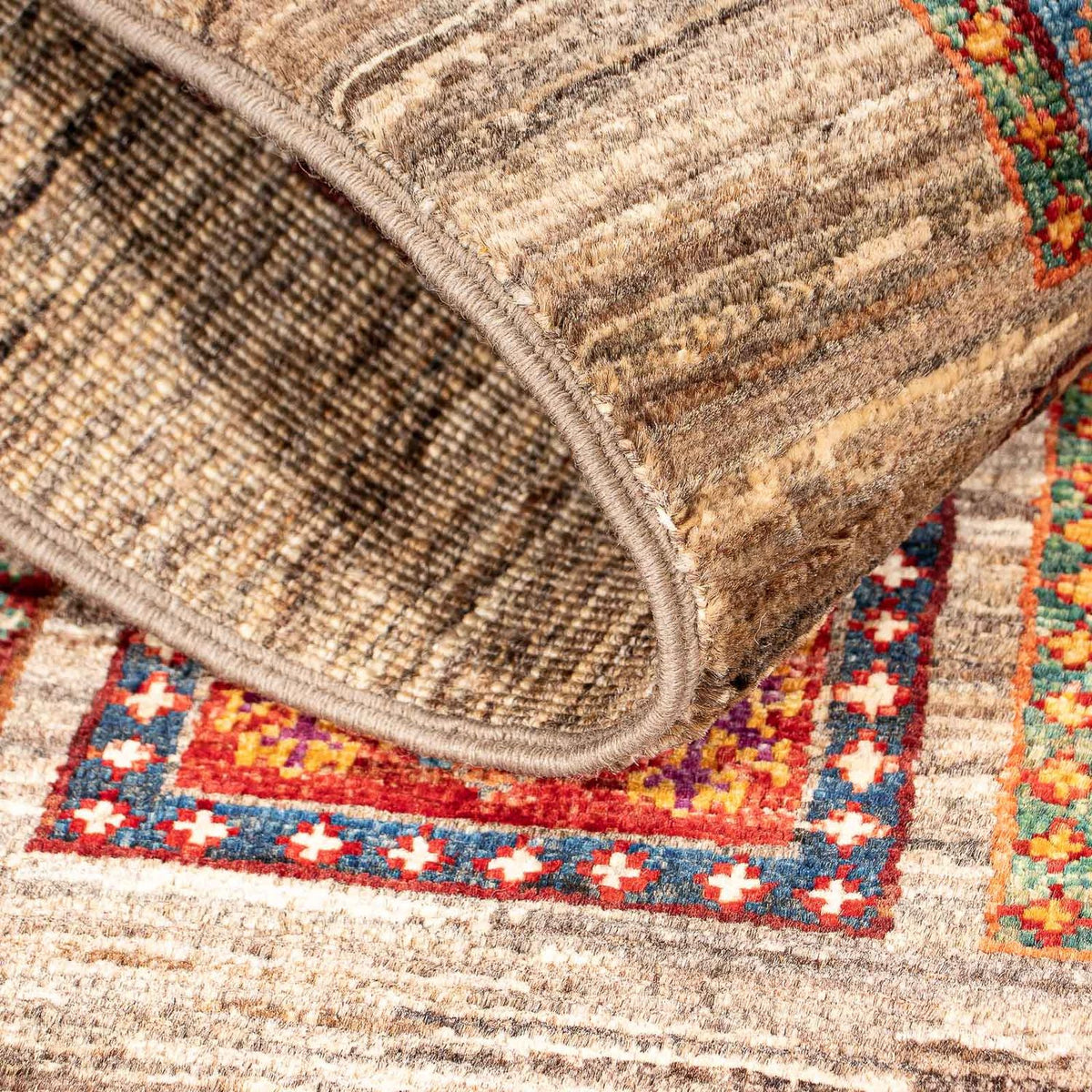 Alfombra Ziegler - Bakhtiari - 93 x 63 cm - marrón oscuro