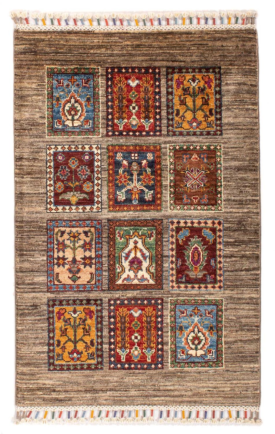 Alfombra Ziegler - Bakhtiari - 96 x 62 cm - marrón oscuro