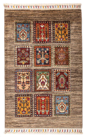 Alfombra Ziegler - Bakhtiari - 96 x 62 cm - marrón oscuro