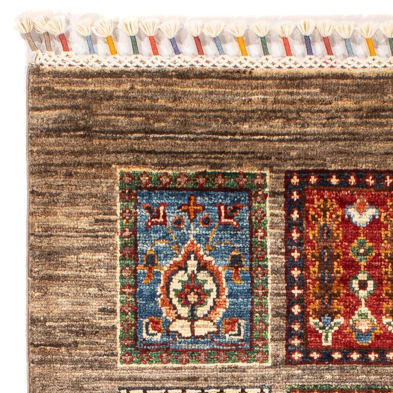 Alfombra Ziegler - Bakhtiari - 96 x 62 cm - marrón oscuro