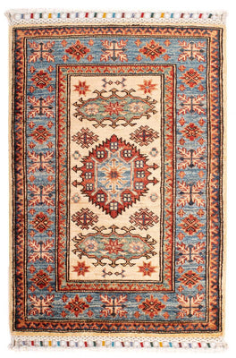 Alfombra Ziegler - Kazak - 89 x 60 cm - beige