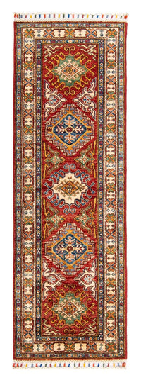 Alfombra de pasillo Alfombra Ziegler - Kazak - 178 x 60 cm - rojo oscuro