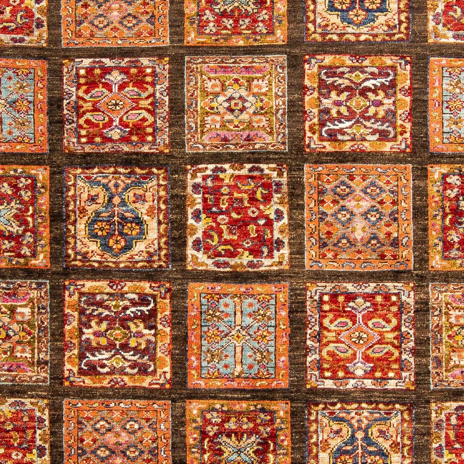Alfombra Ziegler - Bakhtiari - 193 x 150 cm - marrón oscuro