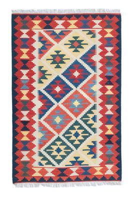 Alfombra Kelim - Oriental - 190 x 120 cm - multicolor