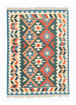 Alfombra Kelim - Oriental - 177 x 130 cm - azul