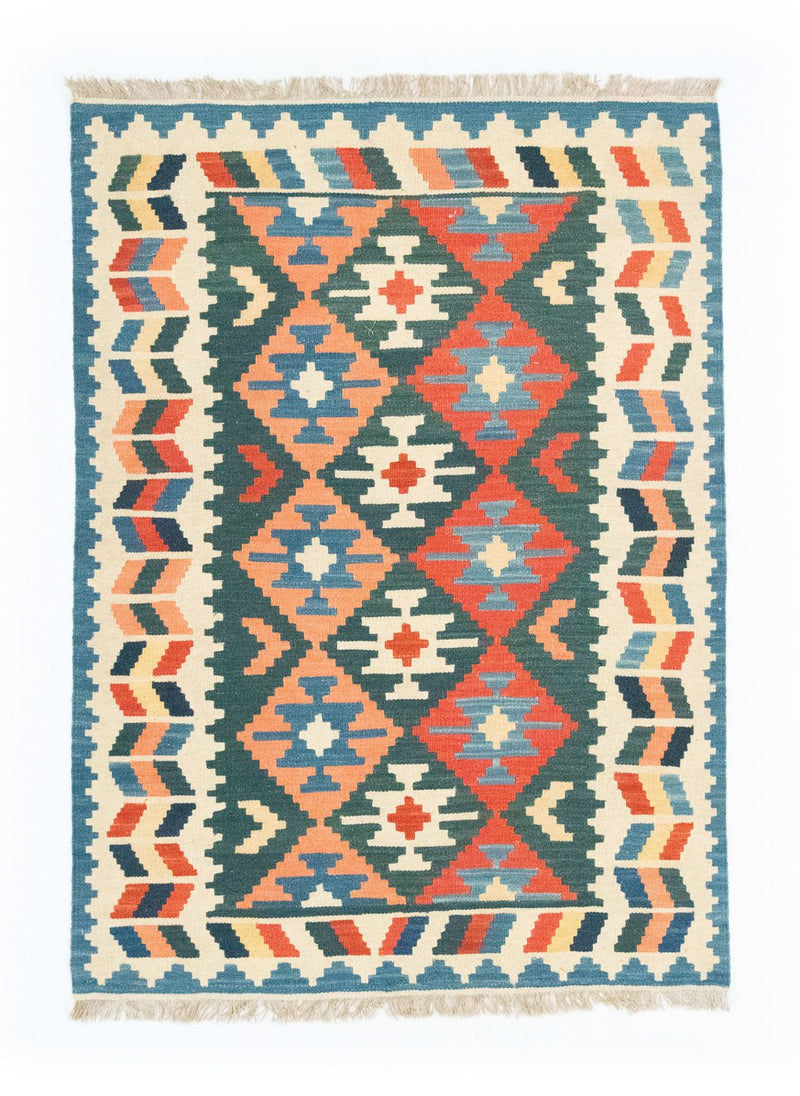Alfombra Kelim - Oriental - 177 x 130 cm - azul