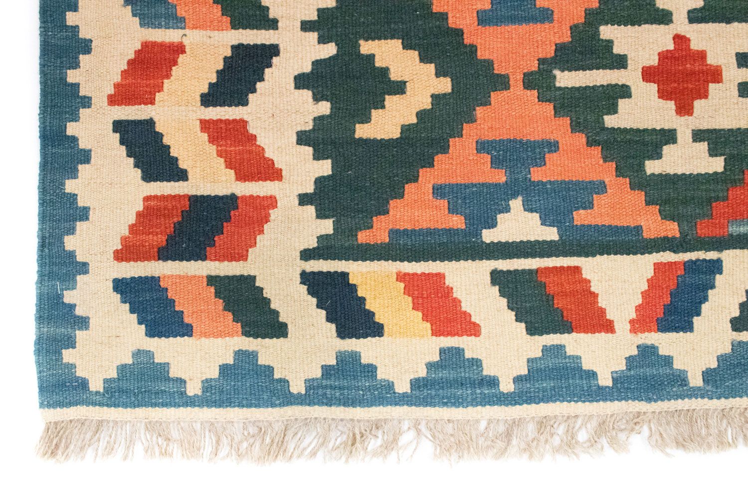 Alfombra Kelim - Oriental - 177 x 130 cm - azul