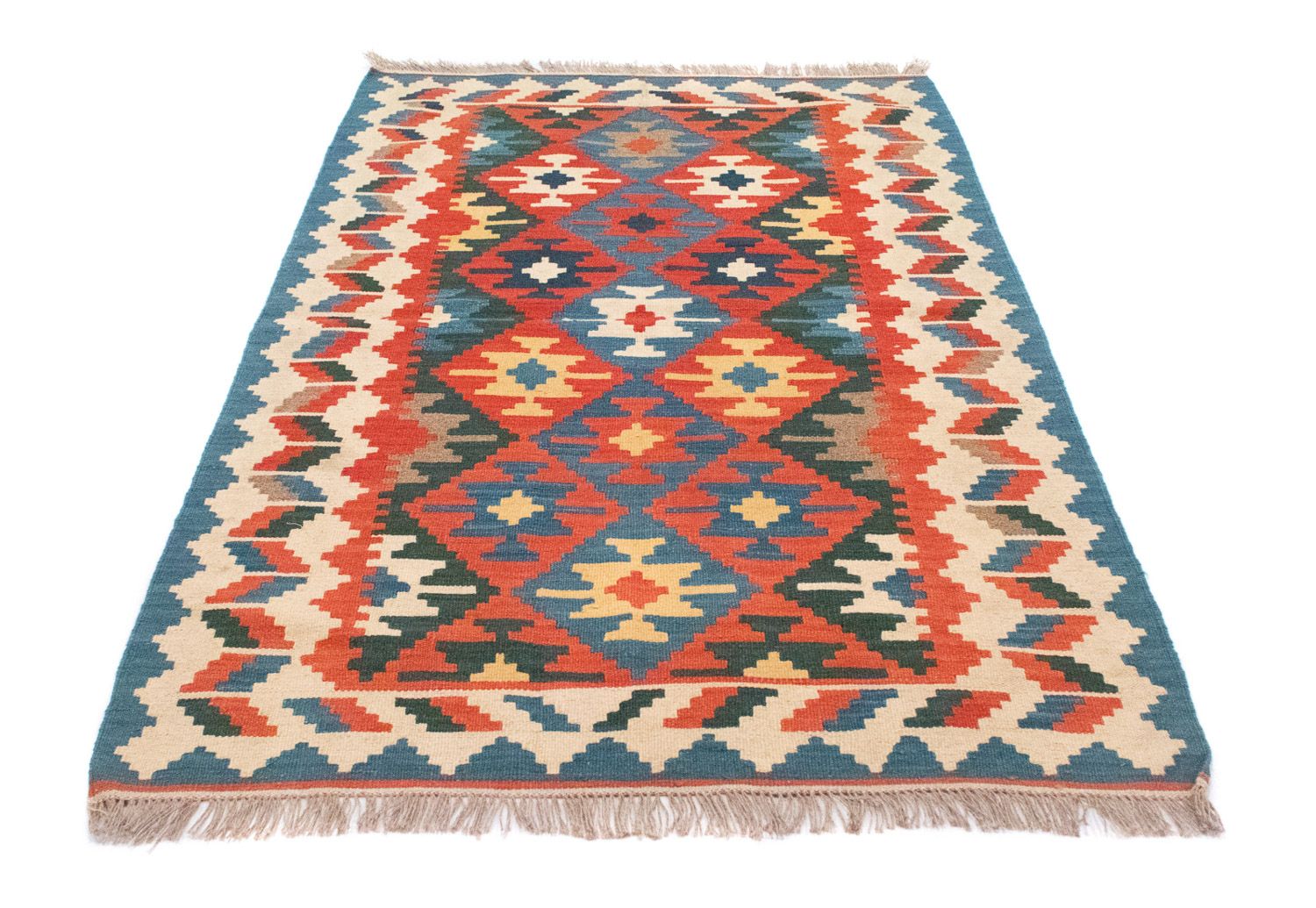 Alfombra Kelim - Oriental - 185 x 119 cm - naranja