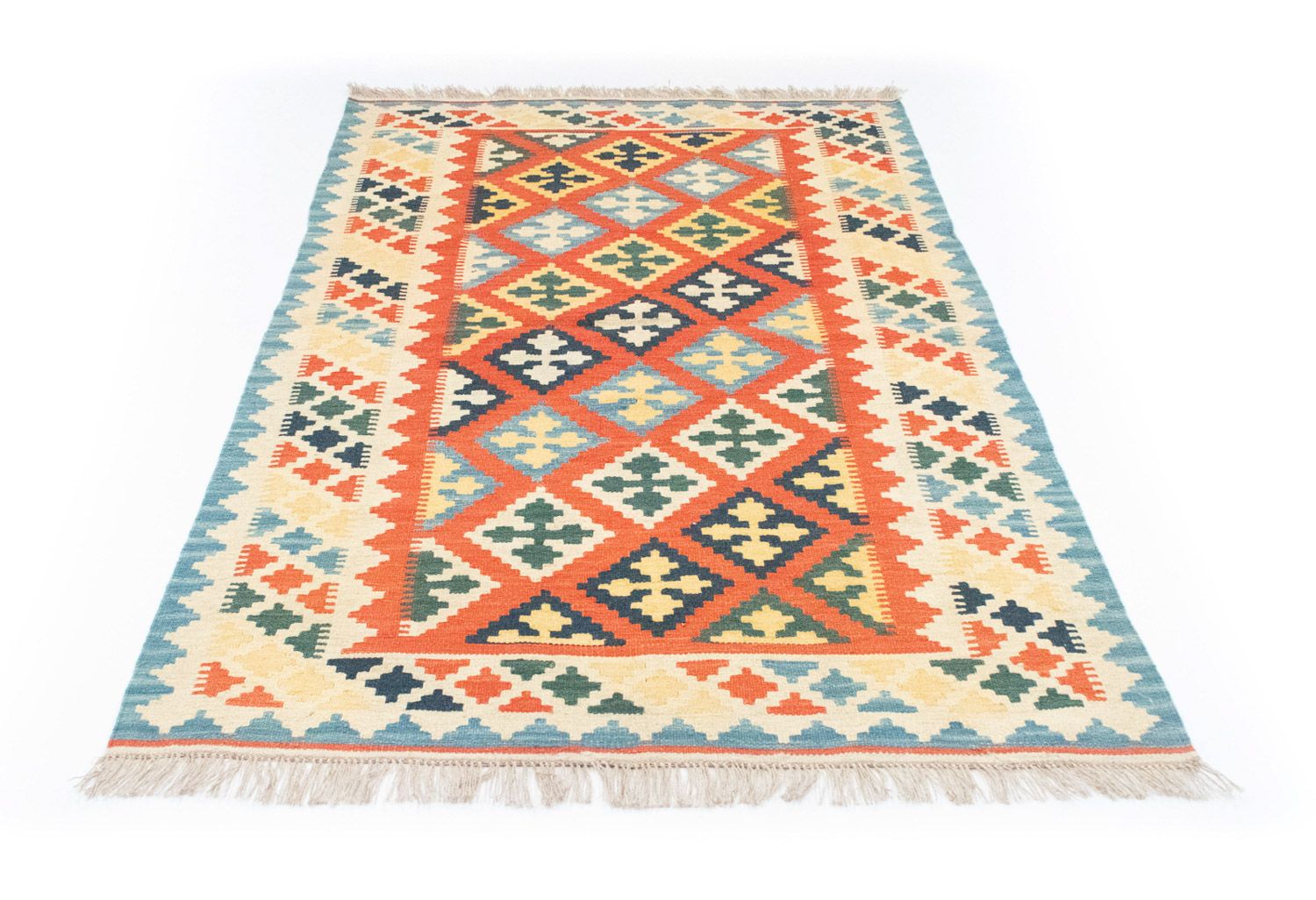 Alfombra Kelim - Oriental - 184 x 118 cm - naranja