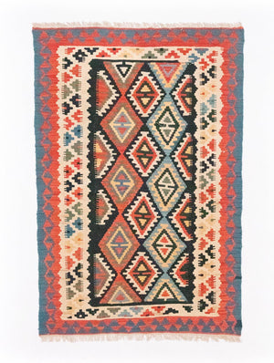 Alfombra Kelim - Oriental - 152 x 100 cm - marrón