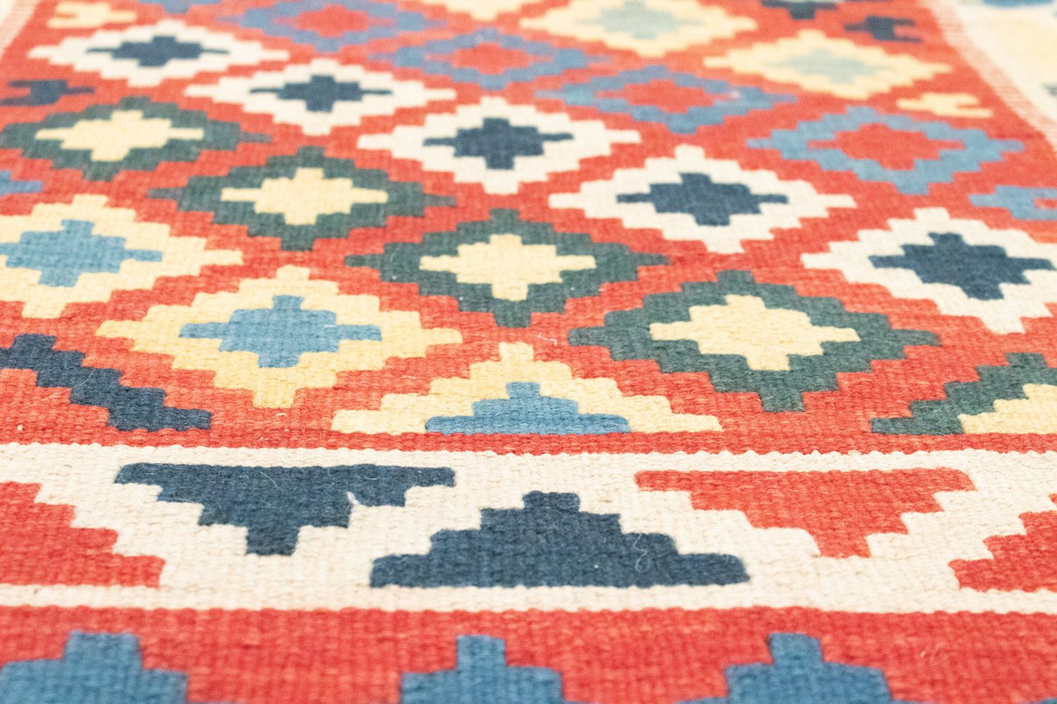 Alfombra Kelim - Oriental - 150 x 100 cm - rojo
