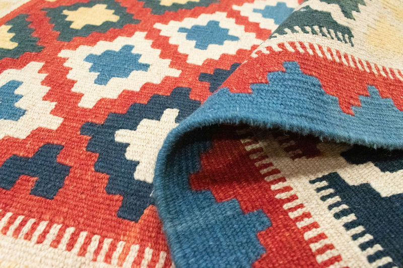 Alfombra Kelim - Oriental - 150 x 100 cm - rojo