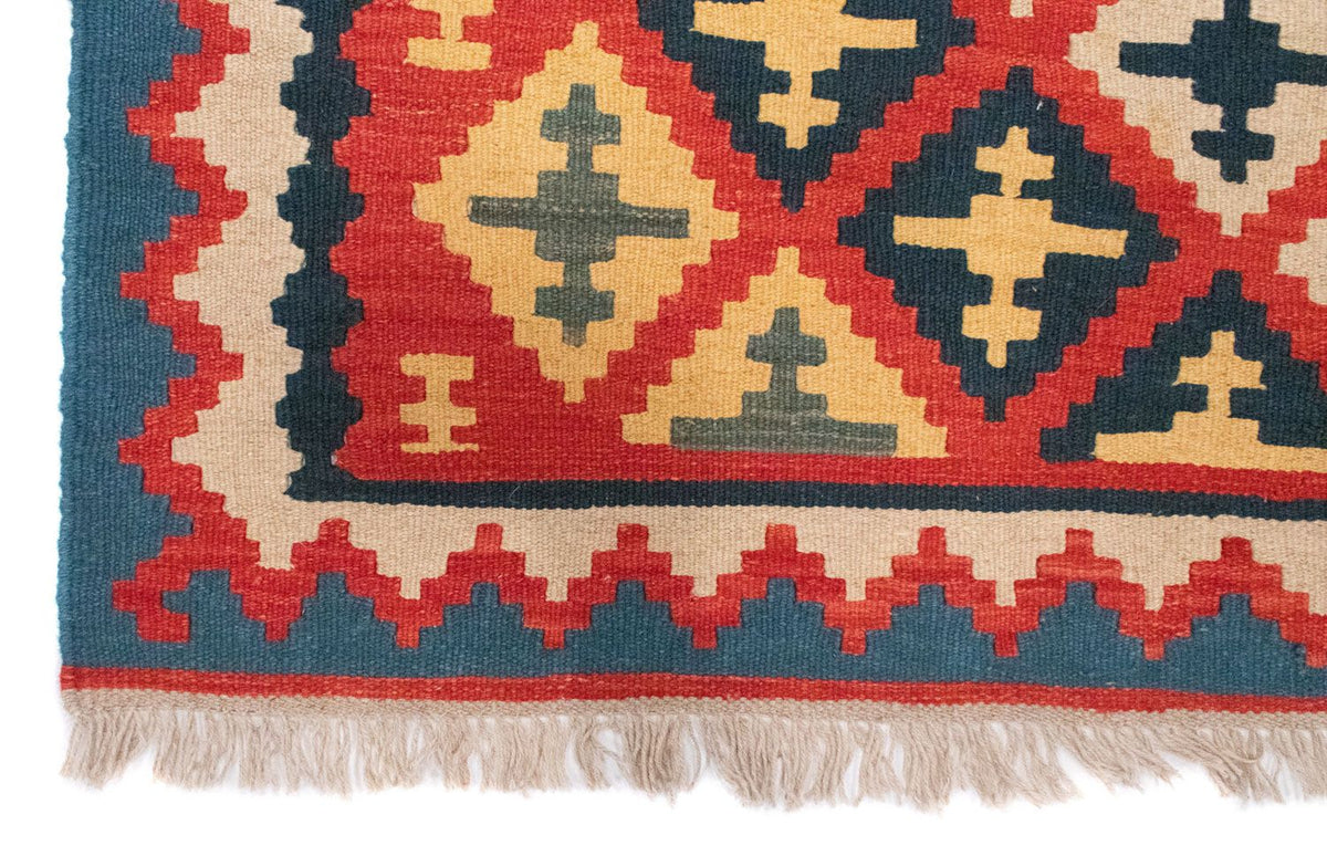 Alfombra Kelim - Oriental - 150 x 102 cm - rojo