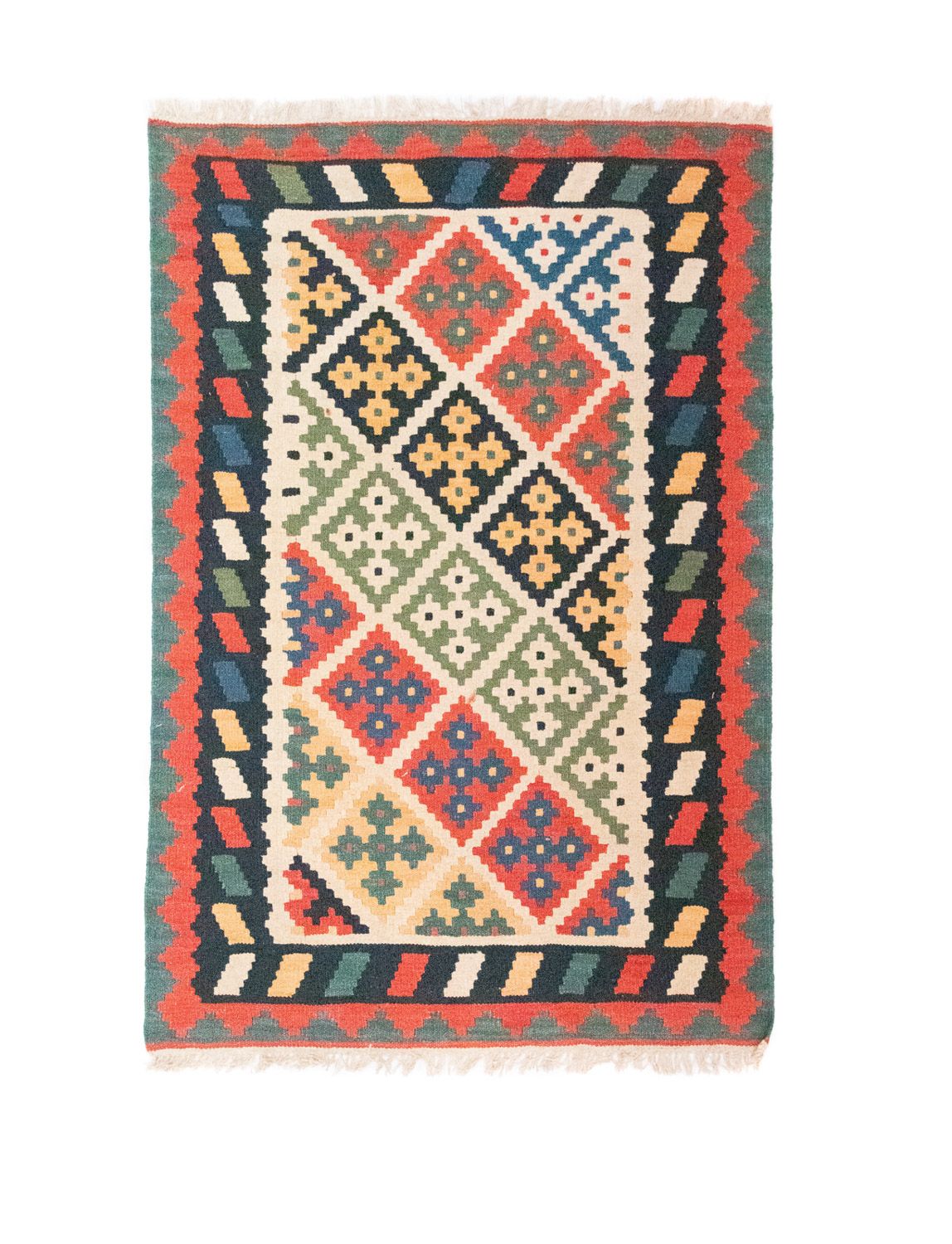 Alfombra Kelim - Oriental - 150 x 104 cm - naranja