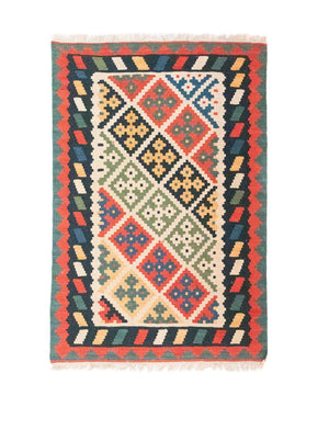 Alfombra Kelim - Oriental - 150 x 104 cm - naranja