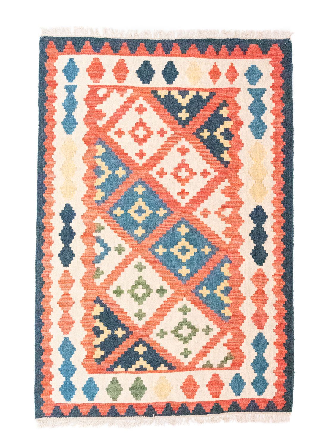 Alfombra Kelim - Oriental - 152 x 102 cm - naranja