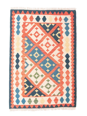 Alfombra Kelim - Oriental - 152 x 102 cm - naranja