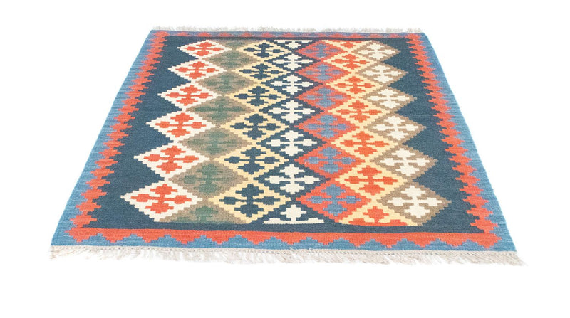 Alfombra Kelim - Oriental - 144 x 110 cm - azul