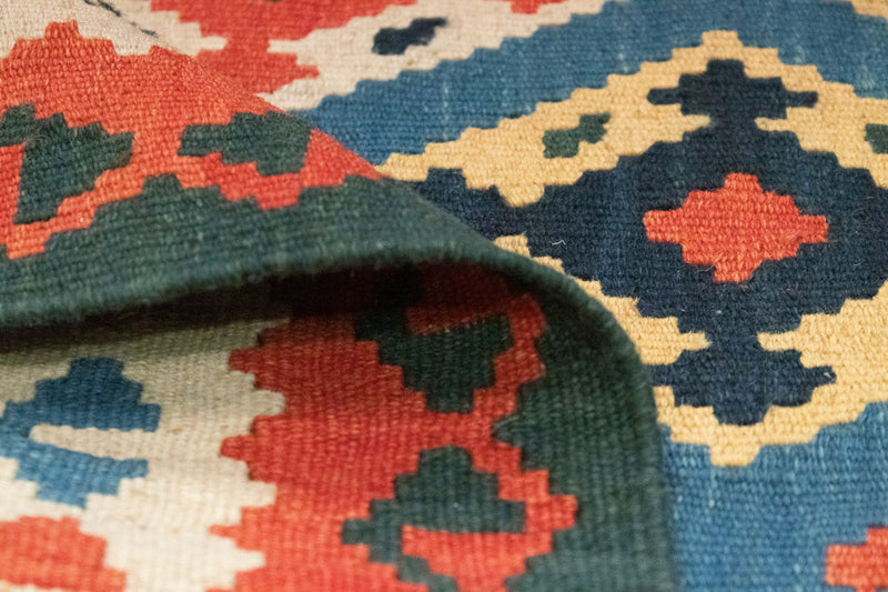 Alfombra Kelim - Oriental - 153 x 100 cm - azul