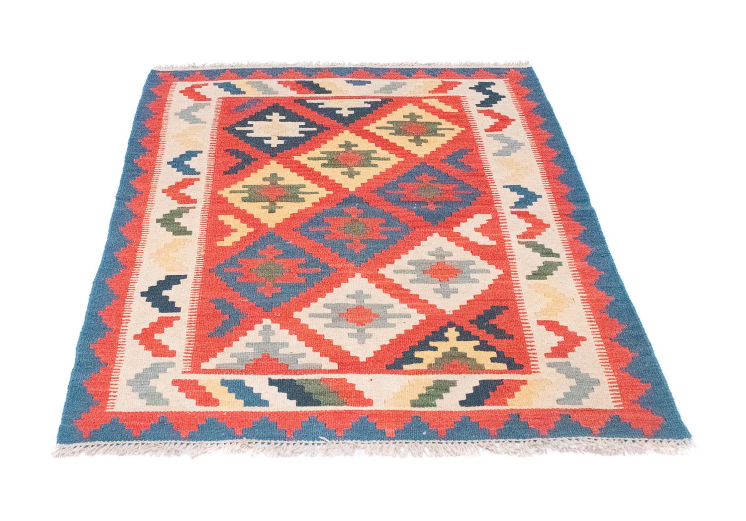 Alfombra Kelim - Oriental - 147 x 100 cm - naranja