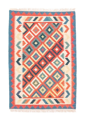 Alfombra Kelim - Oriental - 151 x 102 cm - azul