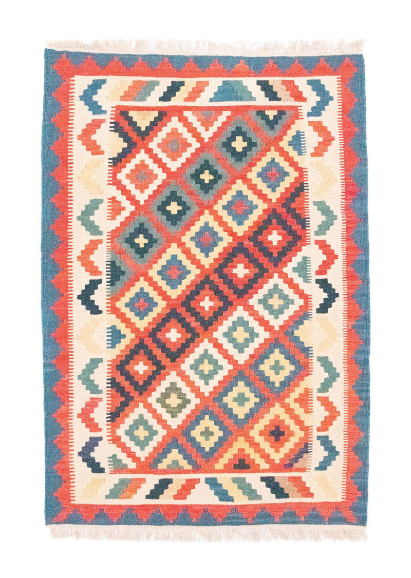 Alfombra Kelim - Oriental - 151 x 102 cm - azul