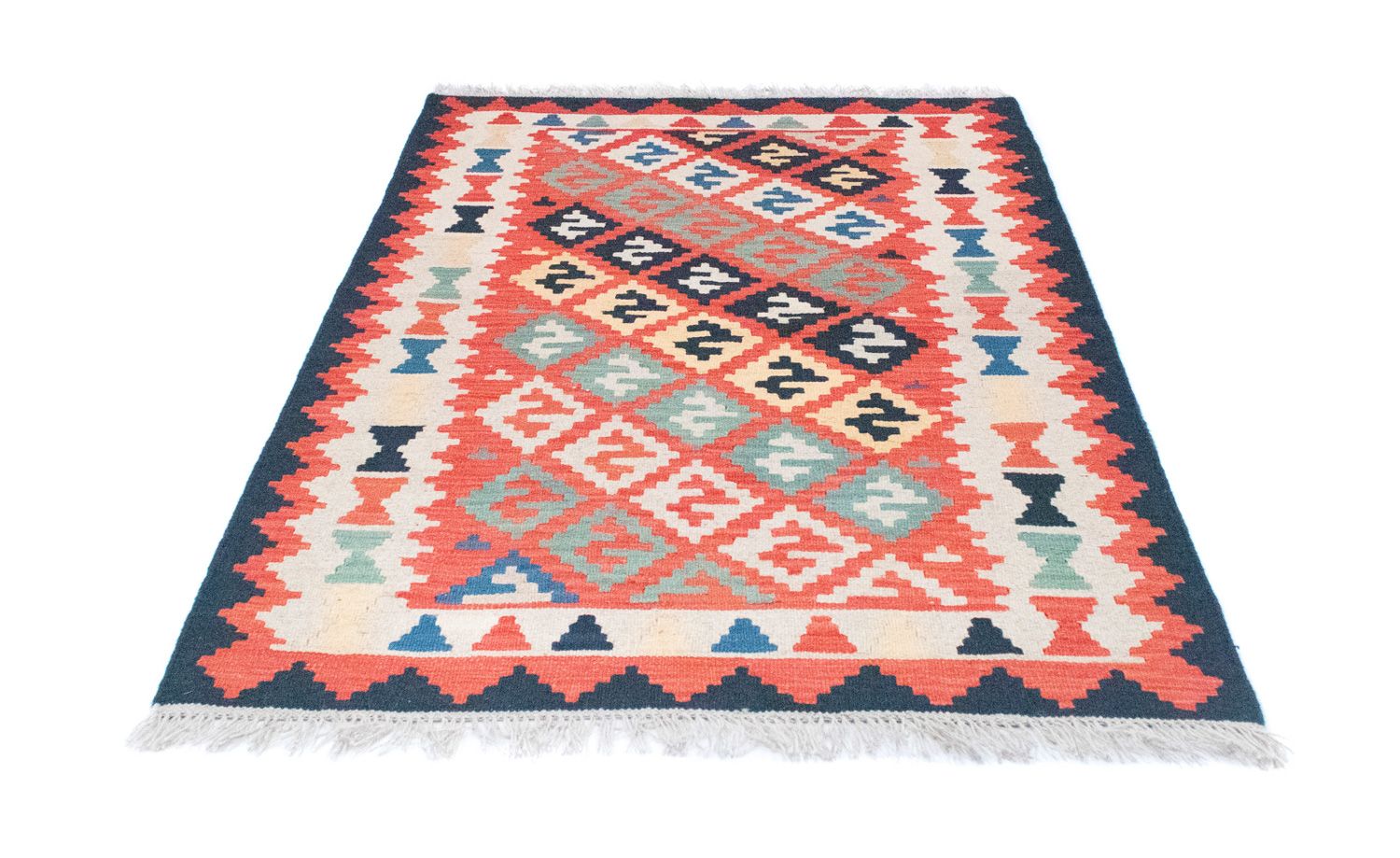 Alfombra Kelim - Oriental - 149 x 104 cm - naranja