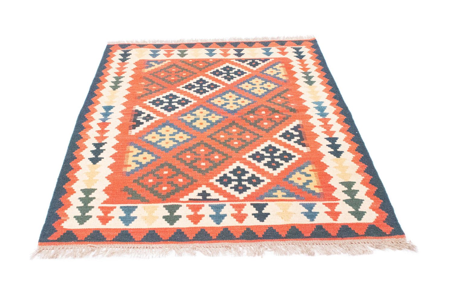 Alfombra Kelim - Oriental - 154 x 101 cm - naranja