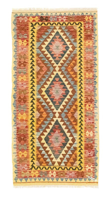 Alfombra de pasillo Alfombra Kelim - Oriental - 200 x 99 cm - multicolor