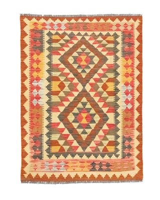 Alfombra Kelim - Oriental - 146 x 99 cm - naranja