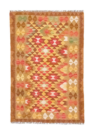 Alfombra Kelim - Oriental - 152 x 95 cm - naranja