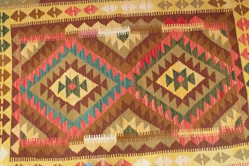 Alfombra Kelim - Oriental - 156 x 105 cm - verde